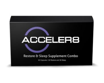 B-epic's Acceler8 | One Month Supply Accelerate 30-Day Supply | Includes 60 Capsules. 30 White and 30 Purple