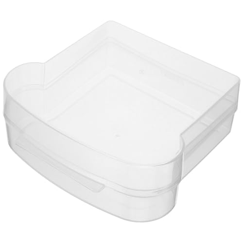 MUCKLILY Plastic Bread Container,Sandwich Containers Clear Plastic Toast Shaped Food Storage Box Portable Plastic Bread Snack Keeper for Home Travel Camping Picnic