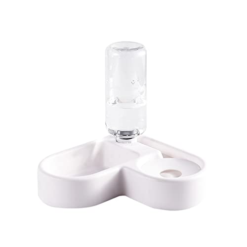Corlidea Creative Pet Supplies Pet Bowl Corner Double Bowl Automatischer Trinknapf Multifunktionaler Katzennapf Rechtwinkliger Napf Hunde Fahrradanhänger Buggy