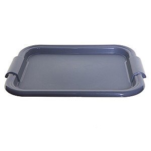 Whitefurze Rectangular Tray, 49cm, Silver