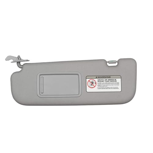 Dasbecan Gray Left Driver Side Sun Visor Compatible with Hyundai Elantra 2011 2012 2013 2014 2015 Replaces# 852103X000TX