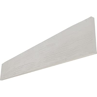 Ekena Millwork BMSDS1C0080X010X240UN Thickness 1-Sided Sandblasted Endurathane Faux Wood Beam Plank, 8"W x 20'L, Factory Prepped