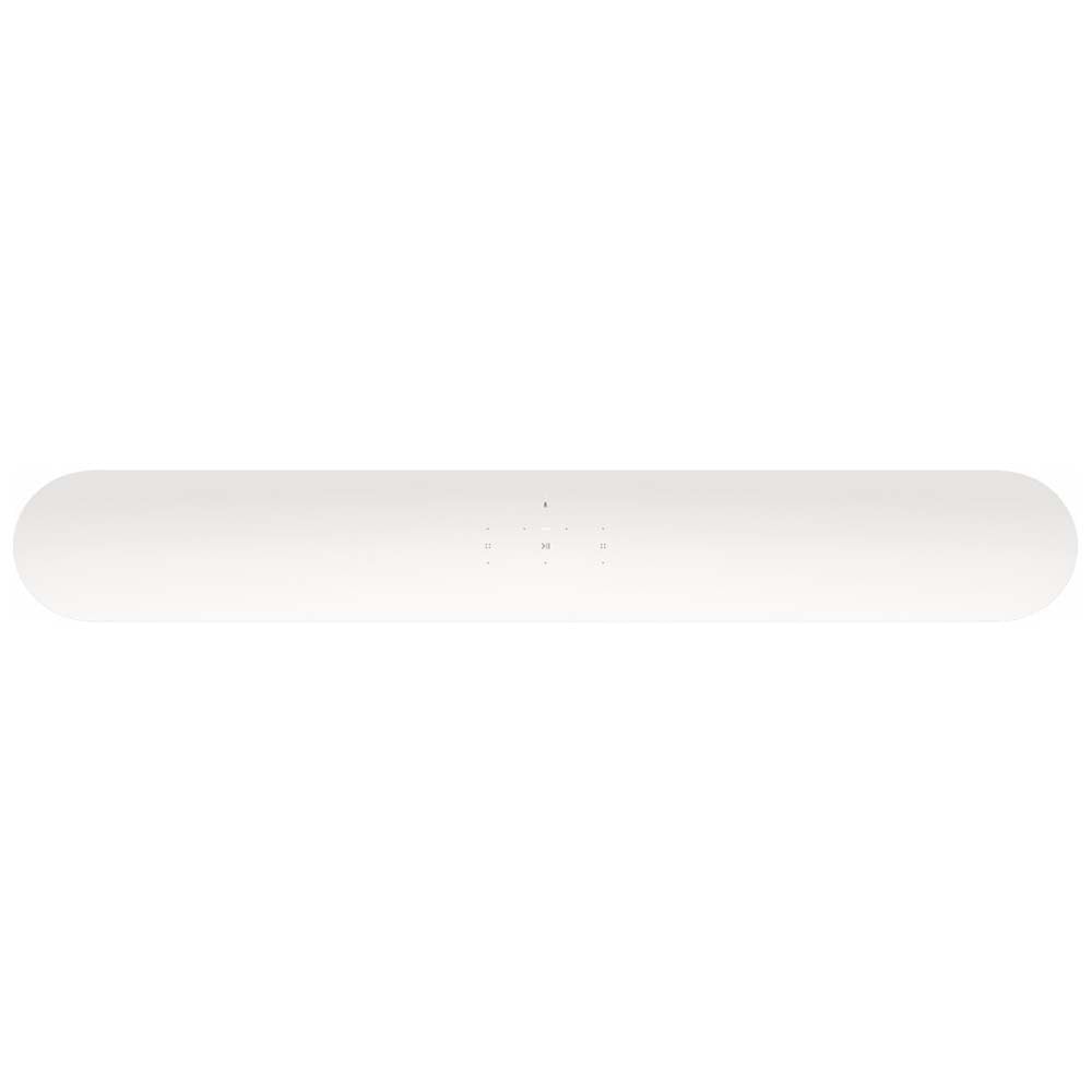 Sonos Beam - Barre de Son TV - Compacte et Intelligente - Assistant Google et Amazon Alexa Intégrés - Air Play 2 - Home Cinéma - Multiroom WiFi - Musique en Streaming dans toutes les pièces - Blanc