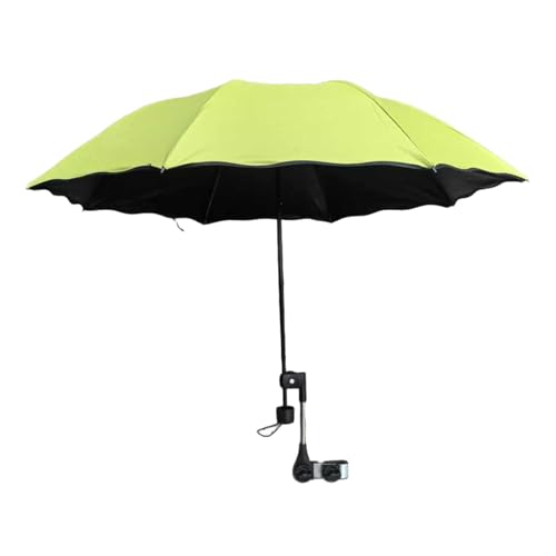Stgfyxgs Sombrilla de Playa con Abrazadera Ajustable, Sombrilla Multifuncional Impermeable para Jardín, Césped, Golf Y Silla, Verde