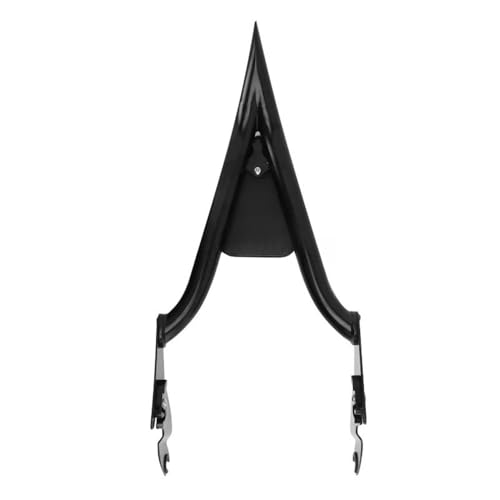 Dossier Passager Moto Haute Qualité Noir Mat Acier Robuste Rembourrage Premium pour Touring