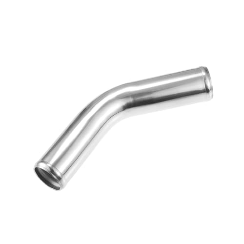 A ABSOPRO 45mm 1.75" OD 4" 100mm Leg Length Universal Car Aluminum Alloy Tube Intercooler Pipe 45 Degree Bend Elbow Air Intake Joiners Tubing - Pack of 1 Item Replacement