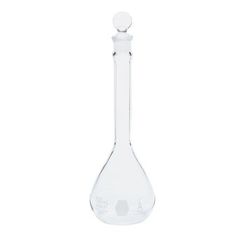 Kimax 28014-100 Volumetric Glass Flask, Class A, 100 mL, 12/cs