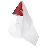 GALPADA Sombrero de Cono para Cumpleaños Niña Gorro con Tul y Lentejuelas Rojo Talla Única Accesorio Decorativo para Fiesta y Fotos de Celebración