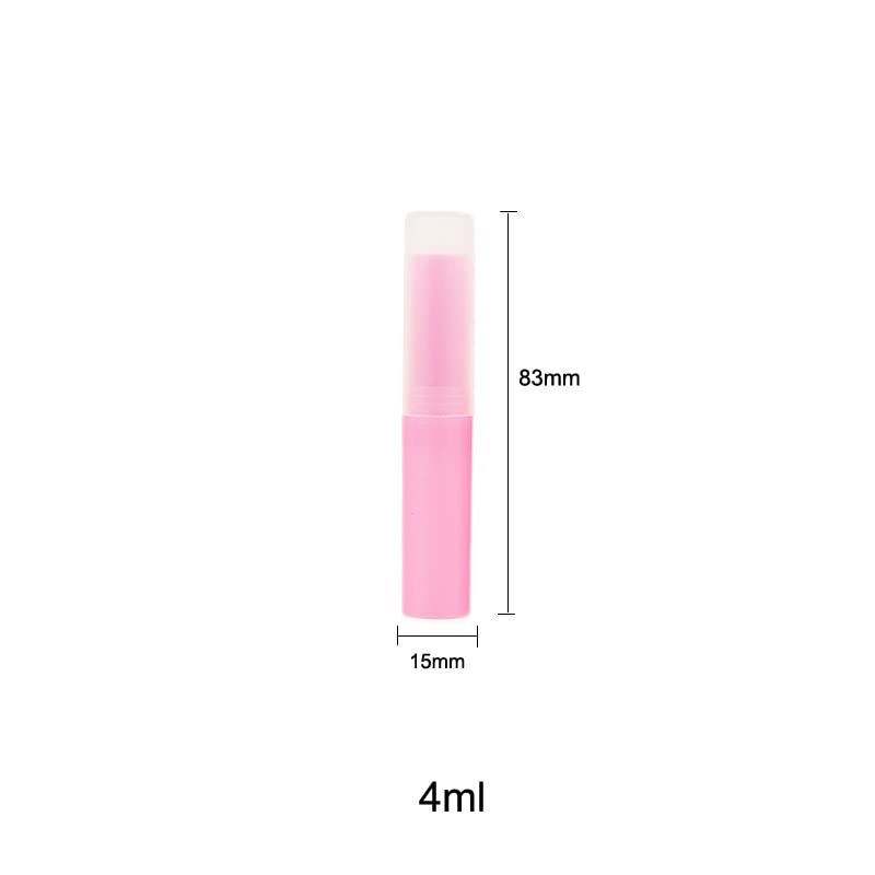 Miniatura 3 de 30 tubos vacíos de brillo labial de 0.1 fl oz, tubos de lápiz labial, recipientes de bálsamo labial recargables de plástico giratorio para