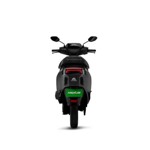 Image of Ampere Nexus EX+ Electric Scooter by Greaves | 136 km IDC Range | 5 kW Peak Power | 6.2 inch Smart Cluster with Navigation | Next Gen LFP Battery (CARBON KNIGHT)