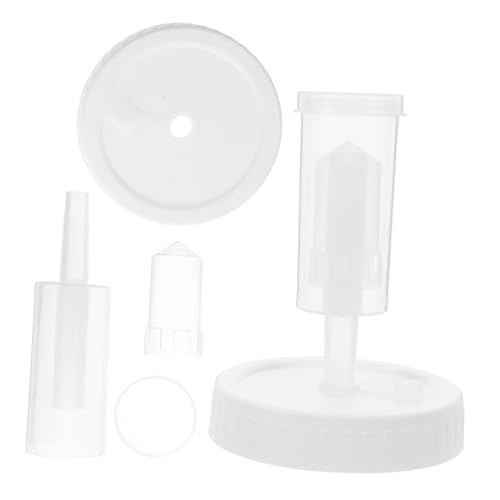 SOLUSTRE 2 Tapas De Plástico para Tarros De Fermentación Accesorios para Tarros De Fermentación Tapas Blancas