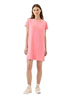 GAP Womens Relaxed Pocket T-Shirt Dress Coral Frost L