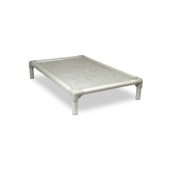 Buy Kuranda Elevated Outdoor Bed Almond PVC Sunsure Textilene