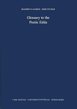 Paperback Glossary to the Poetic Edda: Based on Hans Kuhn's 'Kurzes Worterbuch' Book