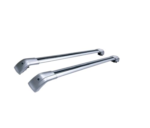 Barres de toit transversales couleur argent avec fixations sûres pour Outlander Sport