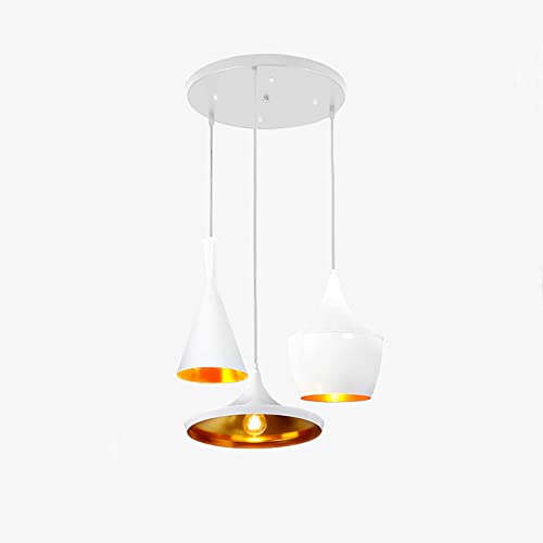 Suspension 3 lampes disques créative pour salon scandinave et café