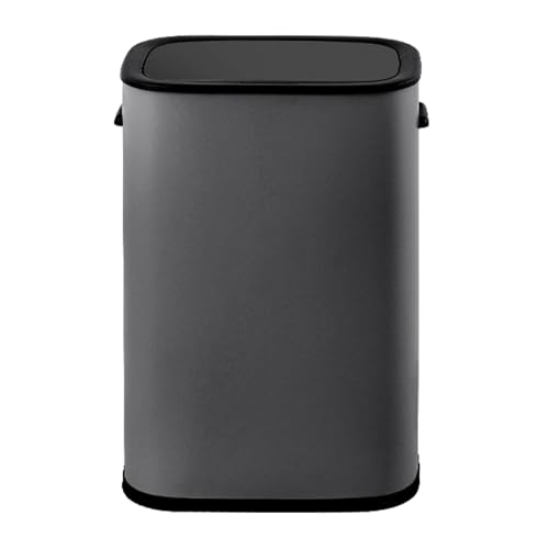 Caneca de Basura Ovalada 14.5 Gal Gris con Sensor