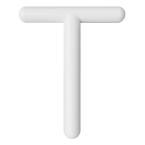 TYLZGG 3D�A�N�������A���t�@�x�b�g �S���� �ǖʗp �p�啶�� 1�� T, 20 cm, �� | �ۂ݂̂���Ȗʂ����ޗ��̊�, �y�ʂȒ���\��, ���O��X�����ꕶ�������R�Ƀ��C�A�E�g