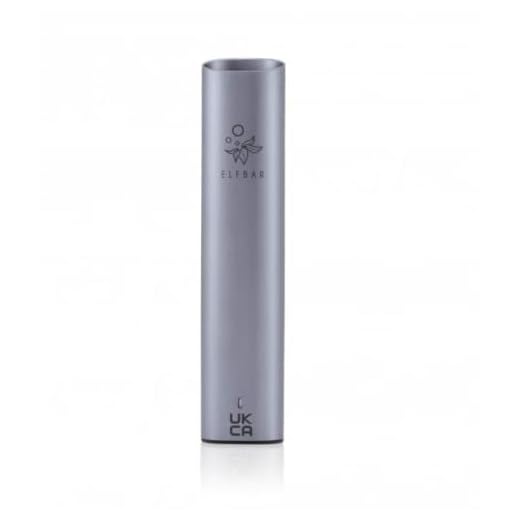 W-Direct Elf Bar Mate 500 Pod Vape Starter Device Replacement Battery - 500mAh MTL Smooth Vaping E-Cigarette USB Type-C Fast Charging - No Nicotine (Grey)