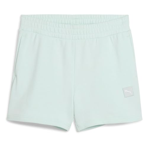 Short Puma bleu pour femme coupe haute anti-irritation