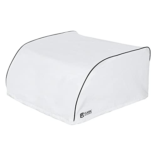 Classic Accessories Over Drive Rv Air Conditioner Cover, Dometic Brisk Ii, White, Heavy-Duty Fabric, Draw Cord Hem, Easy To Clean Vinyl #TOP4