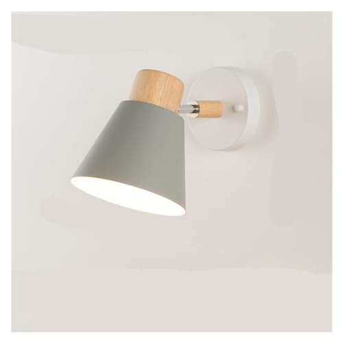 Applique E27 double tête bois luminaire de lit et salon design scandinave Color F