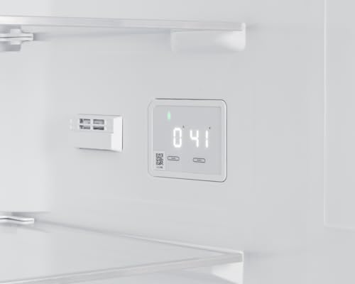 Summit 24" Bottom Freezer Refrigerator, Counter Depth Refrigerator- Freezer, Energy Star, White - FFBF121W (Right Hand Door) on Fridge.com