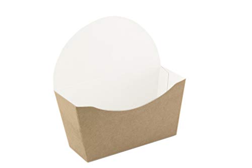 PacknWood 210CBAGL - Bagel Holder Container - Bagel Stand -take Out containers Disposable- Wooden Bagel Slicer - Bagel Keeper - (4.7