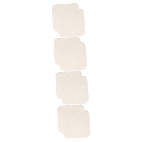 Lingettes nettoyantes visage en fibre de bambou beige de qualité supérieure