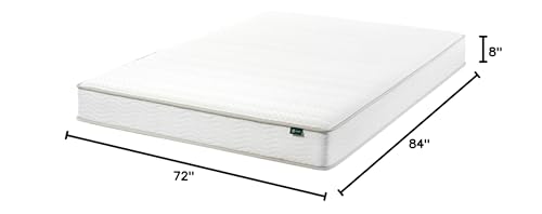 Image of Zinus 8 Inch California King Foam and Spring Hybrid Mattress, Medium Feel