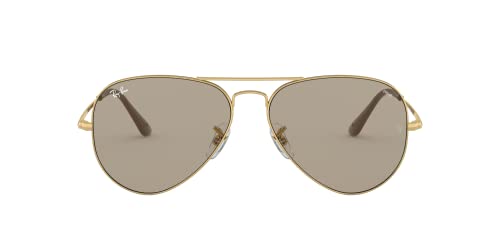 Image of Ray-Ban Unisex Polarized Pilot Sunglasses - 0RB3689