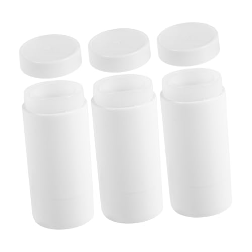 Ipetboom 3 Piezas Tubo De Desodorante Envase De Pintalabios Liquido Envases Vacios De Desodorante Mini Botellas De Loción Contenedor De Tubo Recipientes De Tubo De Plástico como
