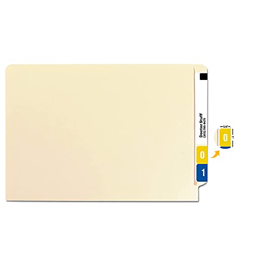 Doctor Stuff - File Folder Labels, Complete Set Of Numbers 0-9, Compatible With Smead Dccrn - Senm Series Chart Stickers, 1" X 1-1/4", 1 Each Of 10 Rolls, 500/Roll #TOP3