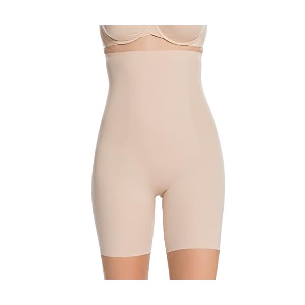 SPANX-Shapewear-for-Women-Thinstincts-10-Mid-Thigh-Shaping-Short-Regular-and-Plus-Sizes SPANX Shapewear for Women Thinstincts High-Waisted Mid-Thigh Shaping Short (Regular and Plus Sizes) Soft Nude XL