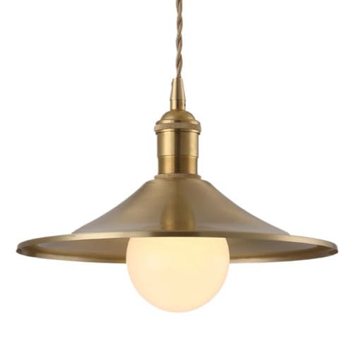 Suspension îlot de cuisine style rétro cuivre luminaire salon et balcon