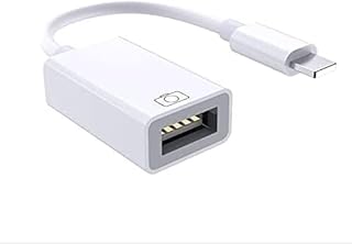 [Apple MFi Certified] Lightning to USB Camera Adapter for iPhone iPad, USB 3.0 OTG Data Sync Cable Adapter Compatible with iPhone 12 11 XS XR X 8 7 iPad to Card Reader Keyboard Mouse USB Flash Drive
