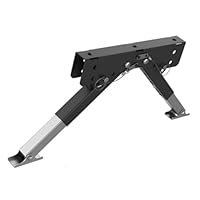 Verstellbare Trittstufenstütze aus Edelstahl, Zusammenklappbarer Trittstabilisator für Wohnwagen mit 5. Rad und Rutschfestem Gummipolster. Robustes Design