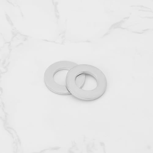 LT Easiyl 20 Stück Ölablassschraubendichtungen Kompatibel mit Kawasaki Ninja H2 SX (ZX1002PPFNN)/W800 (EJ800EPFNN) OE 92065-097 Außendurchmesser 22 Mm Innendurchmesser 12 Mm Höhe 2 Mm Aluminium