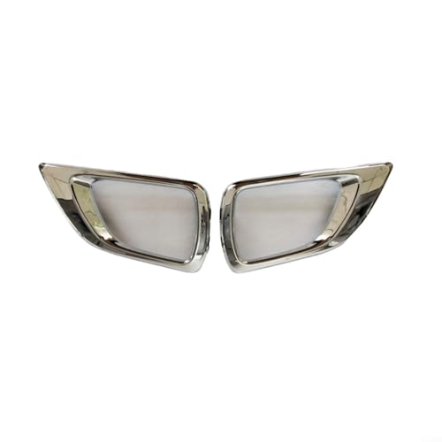 Cubiertas de luz antiniebla para Nissan Navara NP300 2014-2020 con acabado cromado en ABS 4