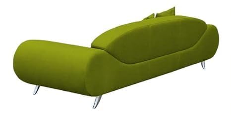 Image of Stylish & Modern Cushioned Couch Relax sectional Sofa in Fabric & Velvet and Heavy Duty Sofa for bedrooms, Living Rooms Guest Rooms Home and Office. (Green)