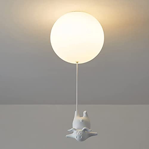 Qendsx Lámpara De Techo Infantil Blanca Acrílica Lámpara De Lámpara De Niña(Size:20CM,Color:C) Cover