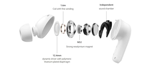 Image of Redmi Buds 5 Wireless Earphone - 46dB Active Noise Canceling, 40 Hour Battery Life, Bluetooth 5.3, Black.