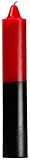 Reversible Red Black Jumbo Candle ~ 9