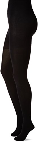 Gold Toe Women's High Waisted Opaque Tights, 1 Pair, Black, C2