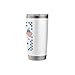 Funny Patriotic Duck USA Flag Hot Dog 4th Of July Kids Boys Stainless Steel Insulated Tumbler