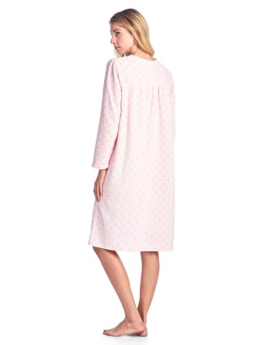Image of Casual Nights Women's Cozy Long Sleeve Fleece Nightgown