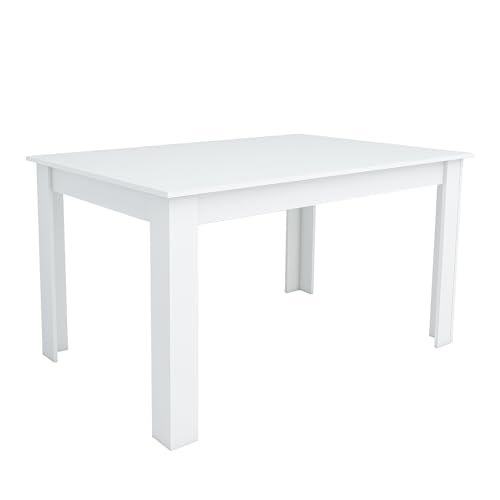 Edihome, Mesa Comedor Modelo Denver, Para Salón, Cocina, Acabado Blanco Y Cambria, Dimensiones 138 Ancho X 90 Largo X 75 Alto Blanco Edihome, Mesa Comedor Modelo Denver, Para Salón, Cocina, Acabado Blanco Y Cambria, Dimensiones 138 Ancho X 90 Largo X 75 Alto Blanco