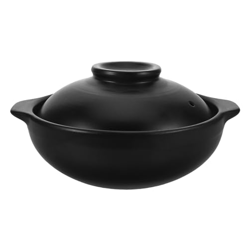 Cabilock Pentola in Argilla con Casseruola Terracotta Resistente al Calore per Cucina Coreana per Zuppe Carne e Piccola Pentola