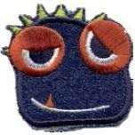 Mono-Quick GmbH Applikationen - Kids and Hits - aufbügelbar Kopf, Jeans farbig 1 St