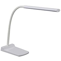 Amazon.co.jp: LEDデスクランプ ホワイト_DS-LS24-W 06-3725: ホーム